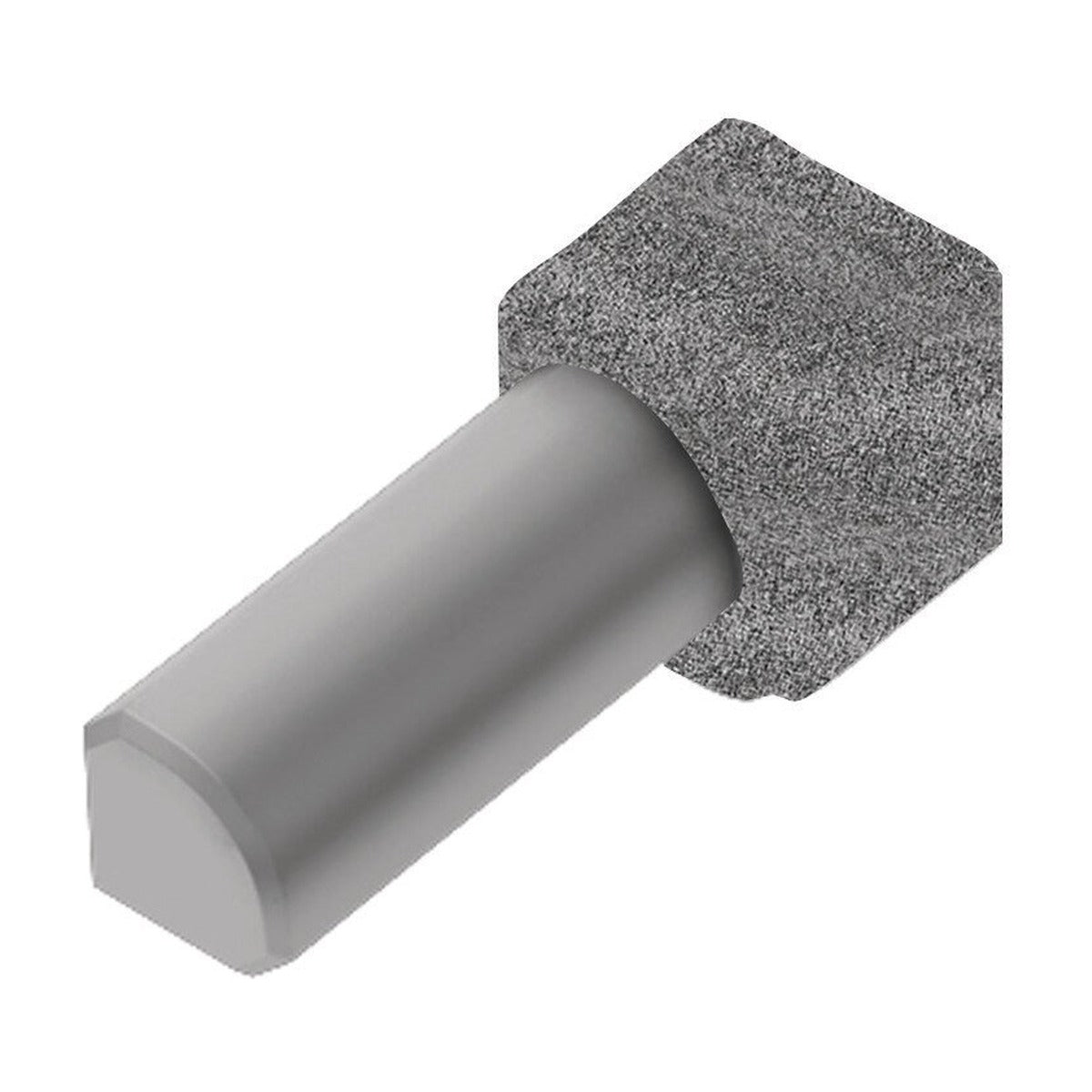 Schluter® RONDEC Corners for TRENDLINE Aluminum Profiles, Pewter