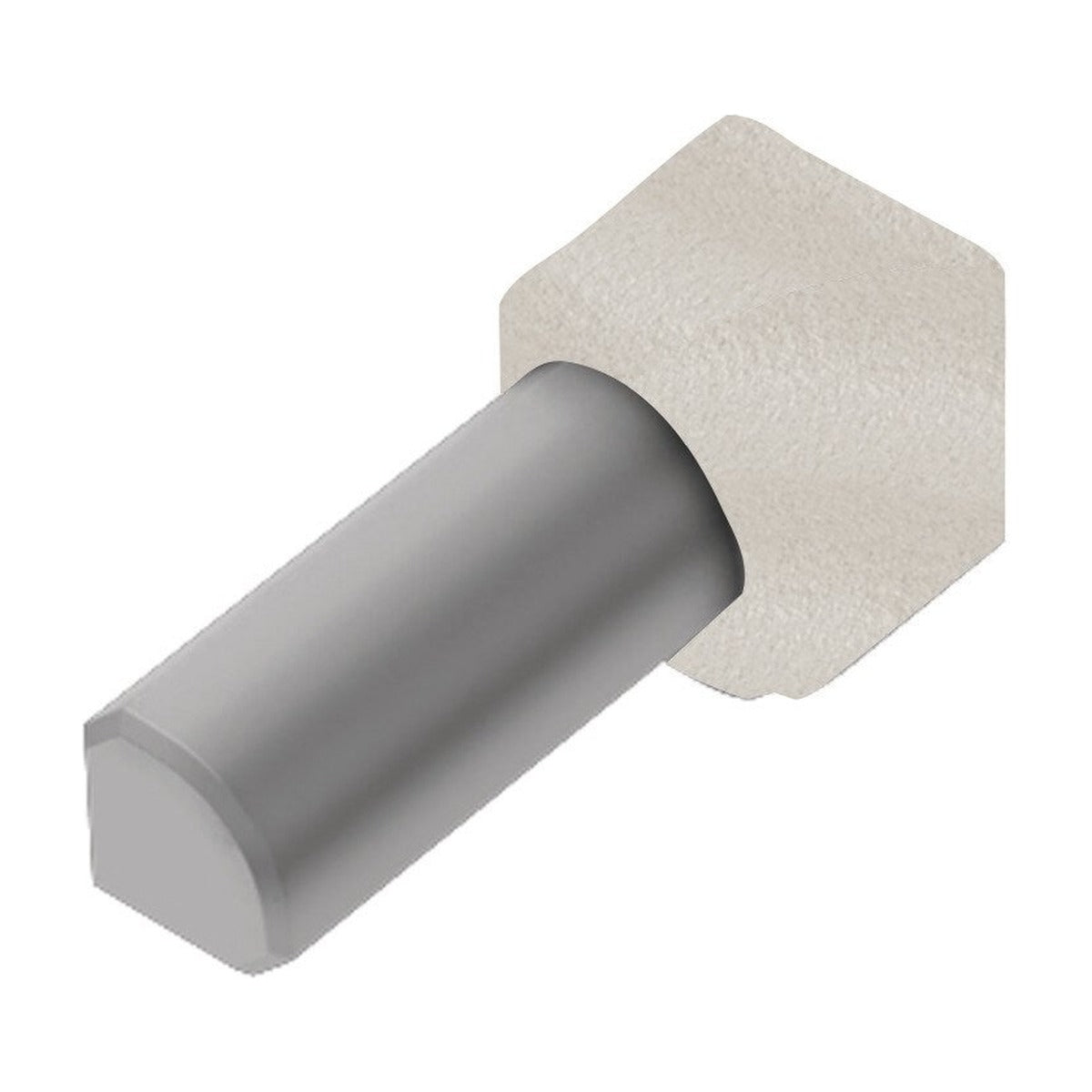 Schluter® RONDEC Corners for TRENDLINE Aluminum Profiles, Ivory
