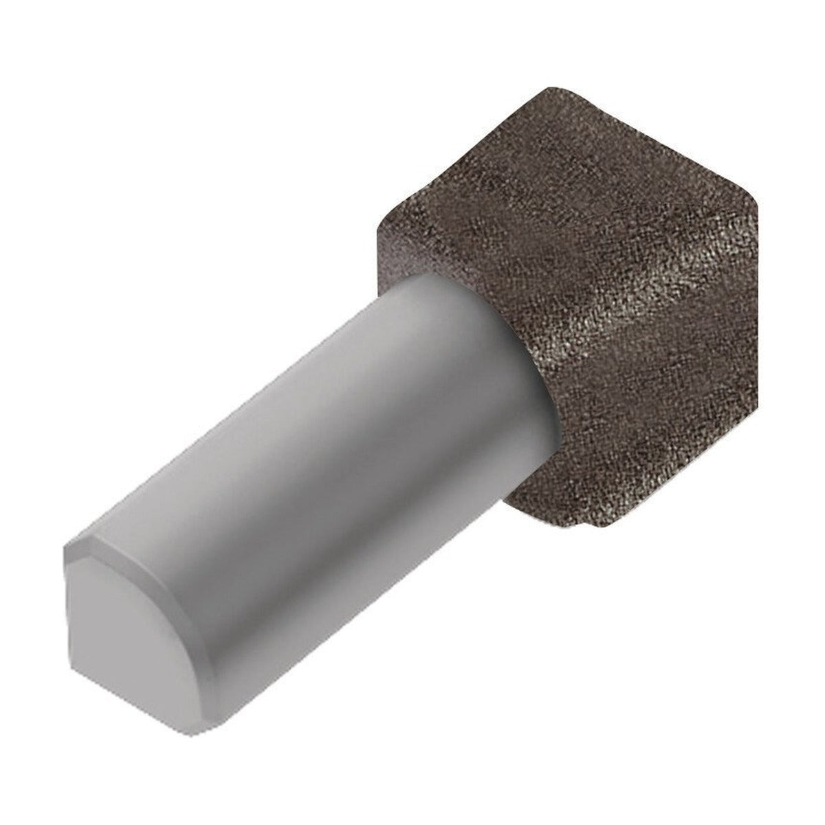 Schluter® RONDEC Corners for TRENDLINE Aluminum Profiles, Light Anthracite