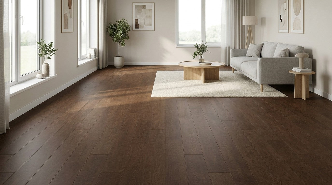 Ideal Wood Engineered Hardwood: Ideal Classic Collection - Maple, Macchiato — room scene