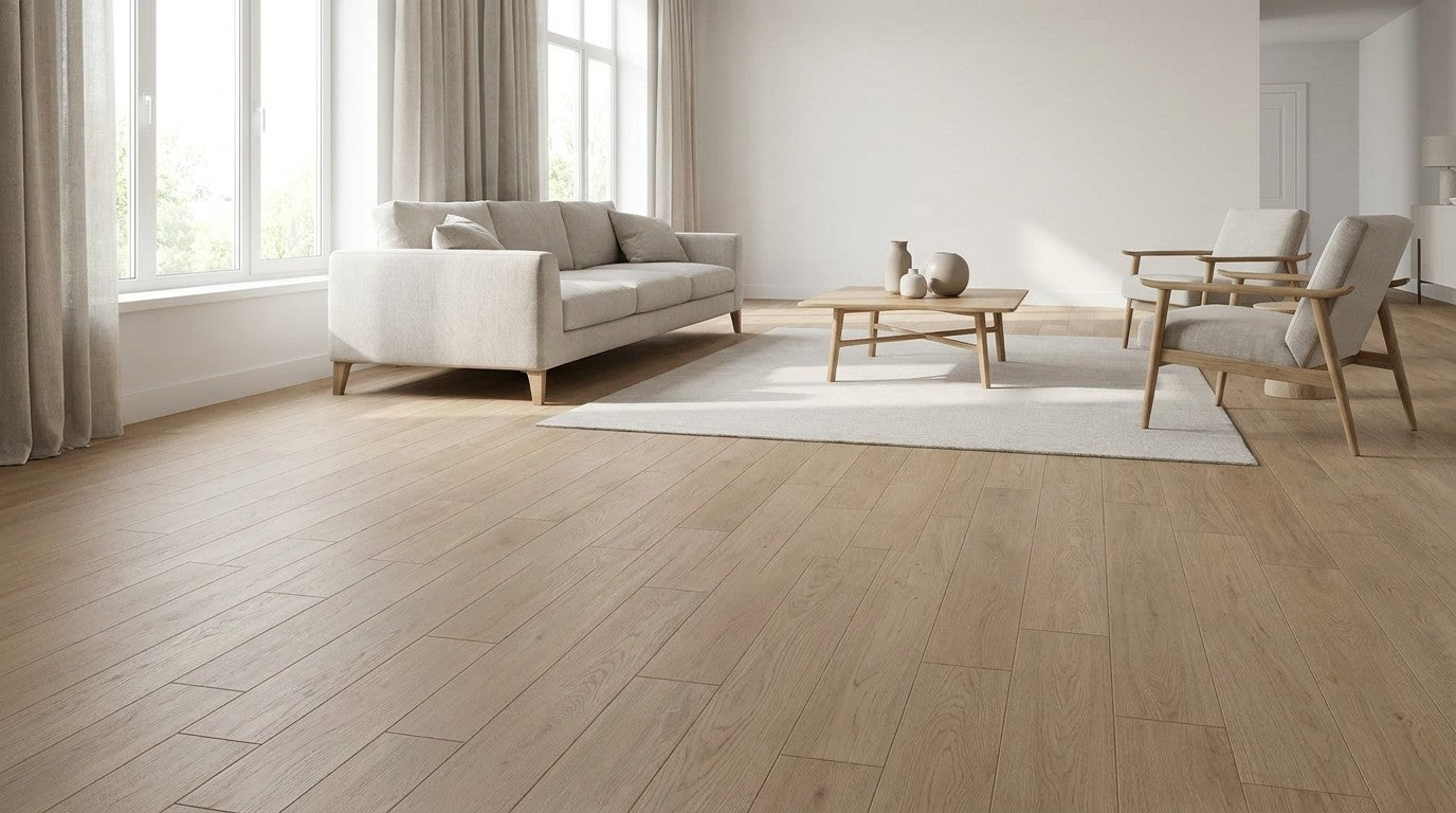 Ideal Wood Engineered Hardwood: New Classic Collection - Herringbone - Saint-Emilion — room scene