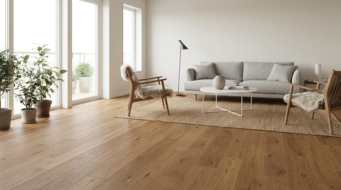 Ideal Wood Engineered Hardwood: New Classic Collection - Herringbone - Veneto — room scene