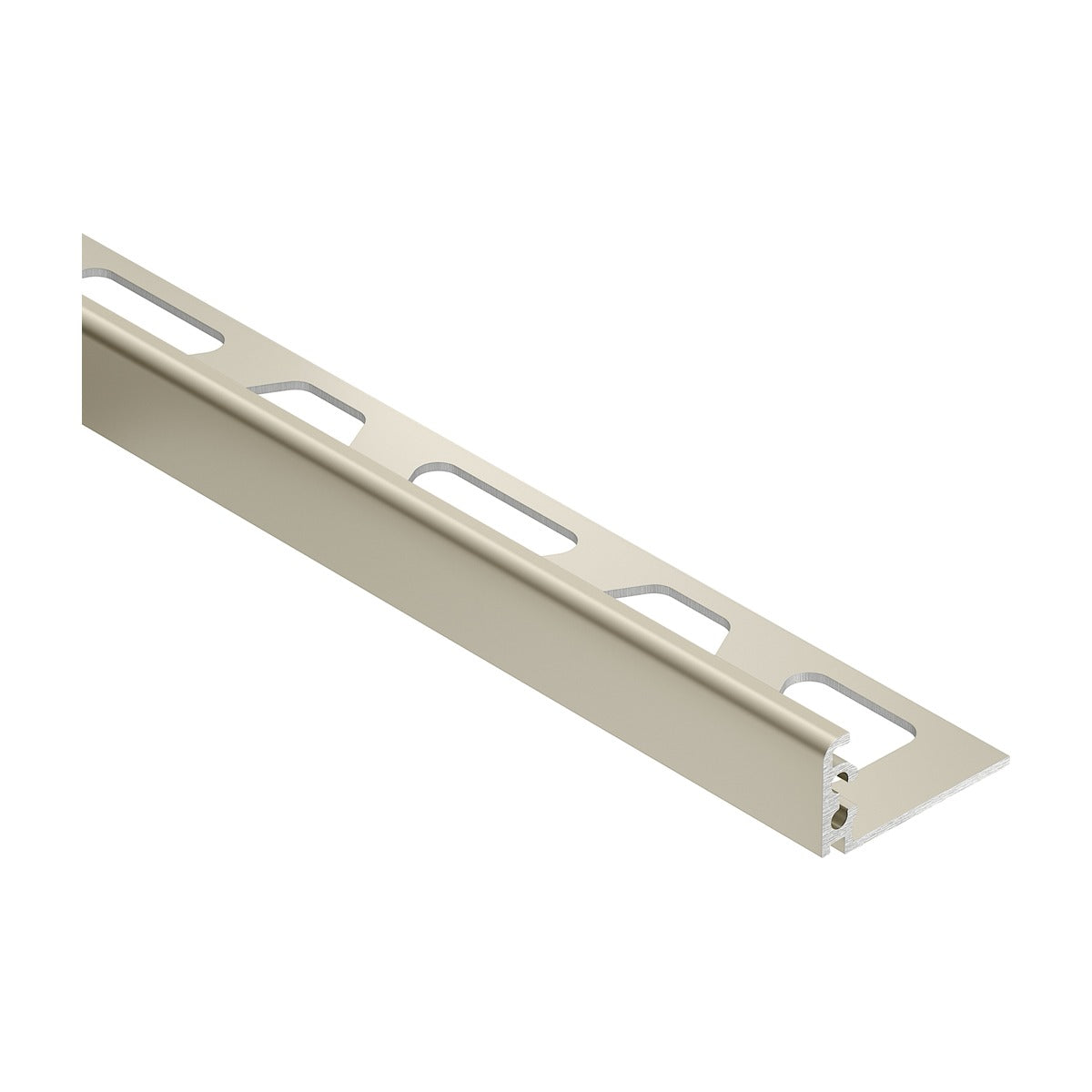 Schluter® JOLLY Edge Trim, Anodized Aluminum, Satin Nickel