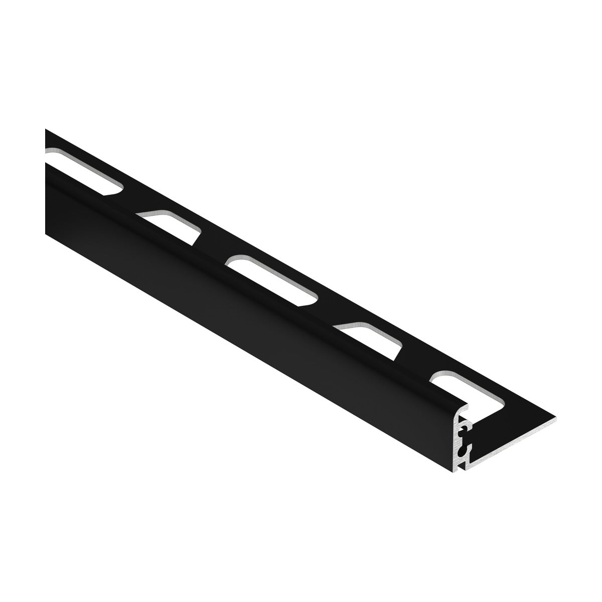 Schluter® JOLLY Edge Trim, Color-Coated Aluminum, Black