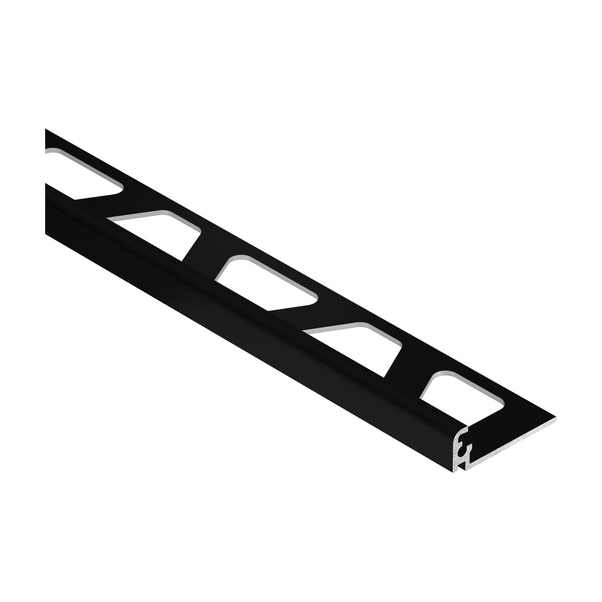 Schluter® JOLLY Edge Trim, Color-Coated Aluminum, Black