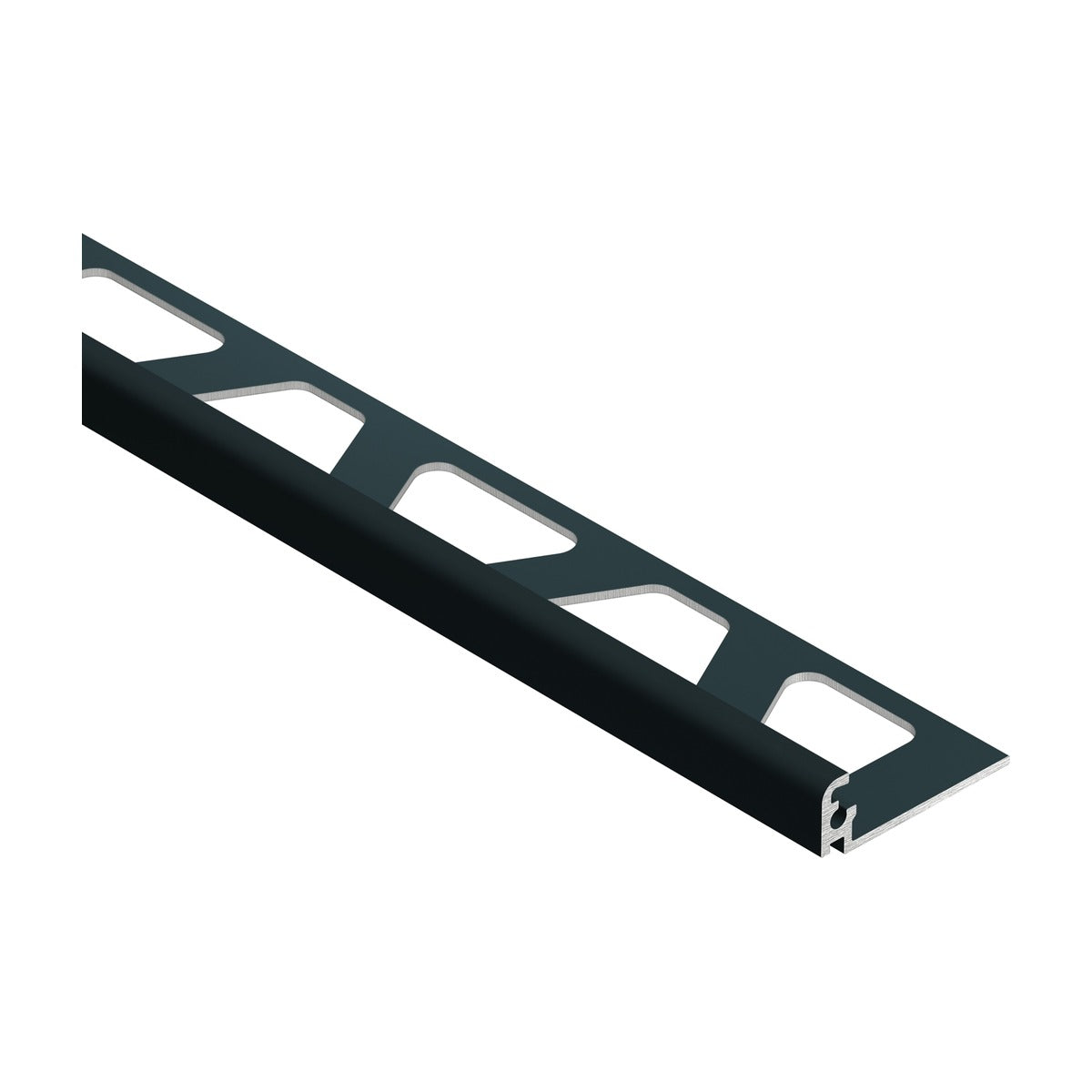Schluter® JOLLY Edge Trim, Color-Coated Aluminum, Matte Black