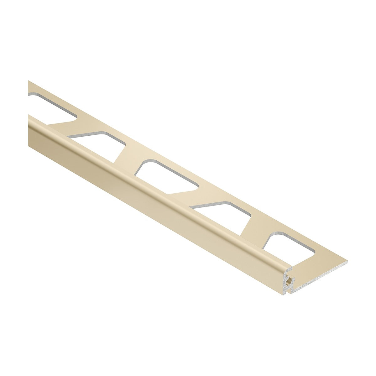 Schluter® JOLLY Edge Trim, Color-Coated Aluminum, Sand Pebble