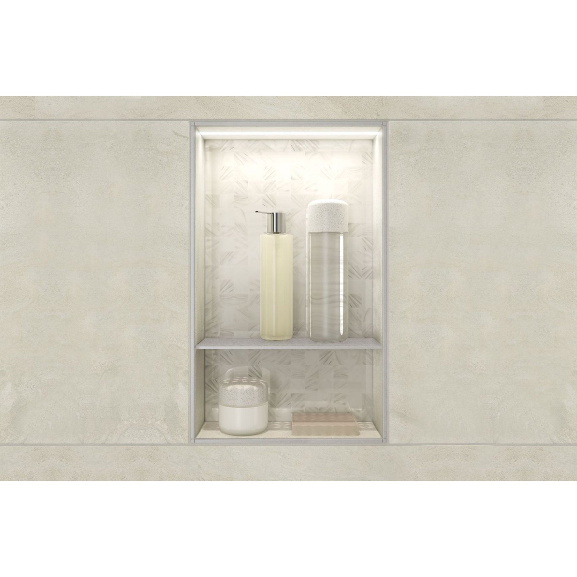 Schluter®-KERDI-BOARD-SNLT - Shower Niche with LED lighting