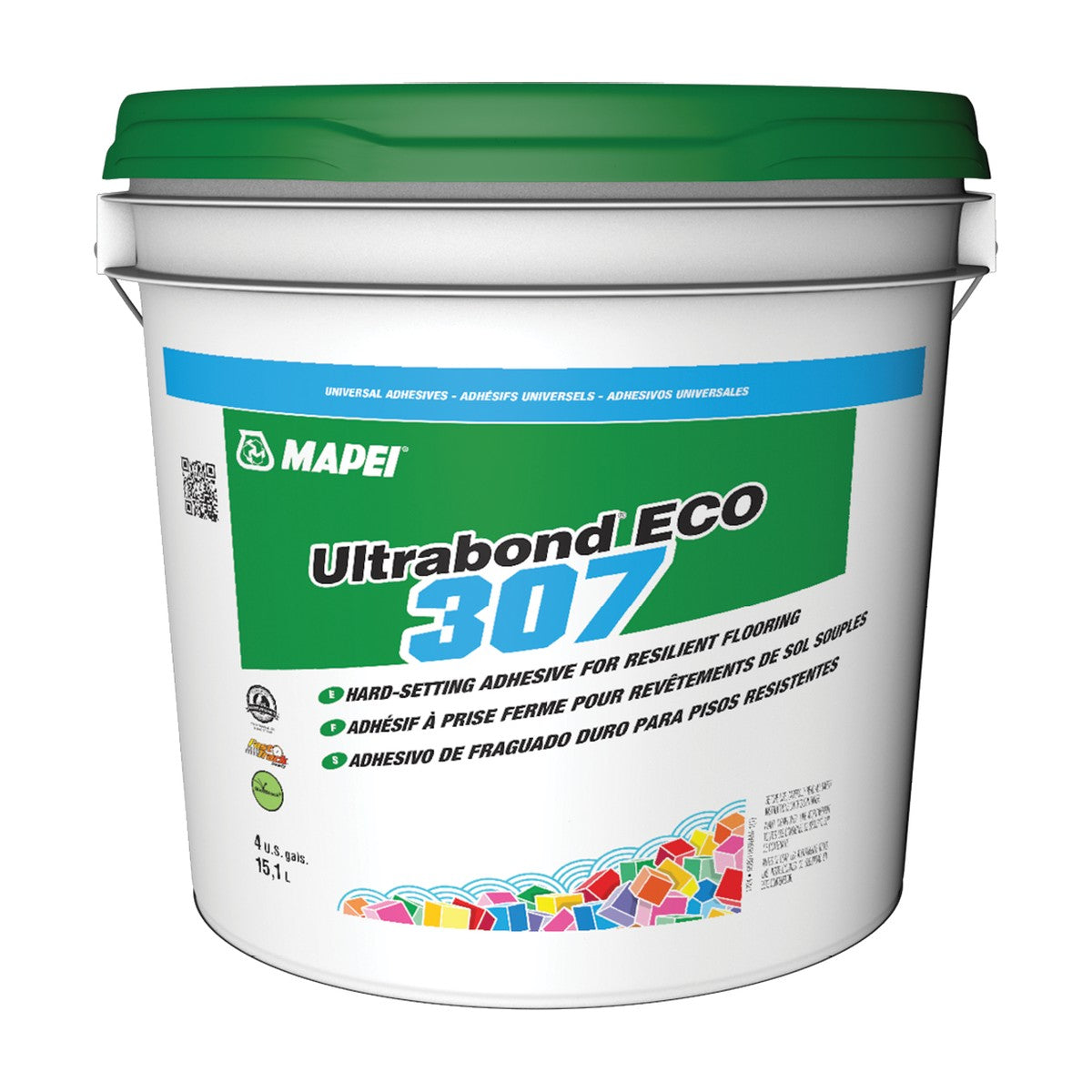 Mapei Eco307 Adhesive Resilient Fl. 15lt