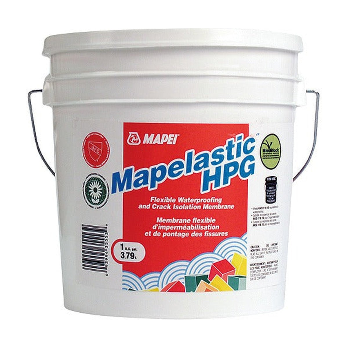 Mapei Mapelastic HPG Flexible Waterproofing & Crack-Isolation Membrane