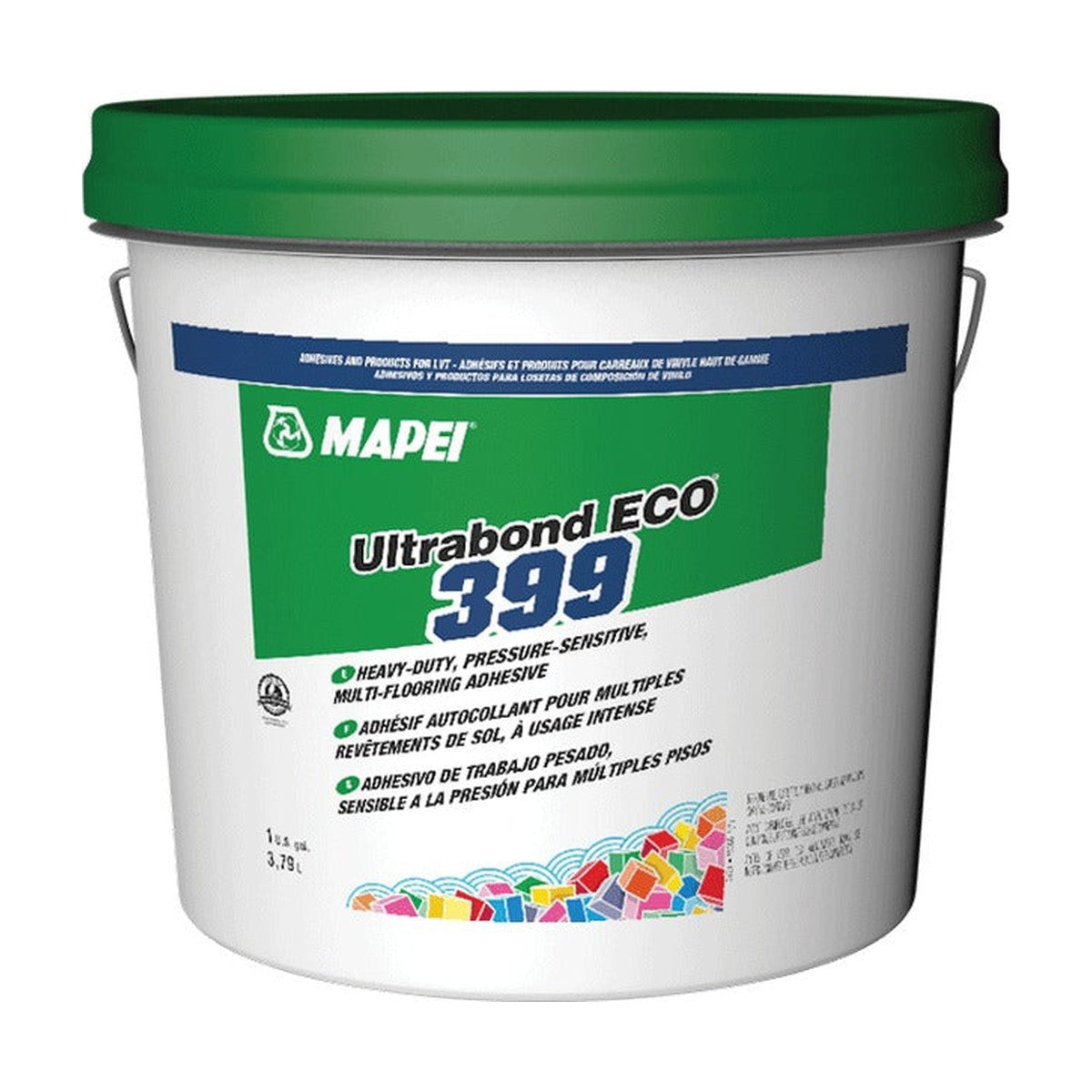 MAPEI® ECO 399 PSA Heavy-Duty, Pressure-Sensitive, Multi-Flooring Adhesive