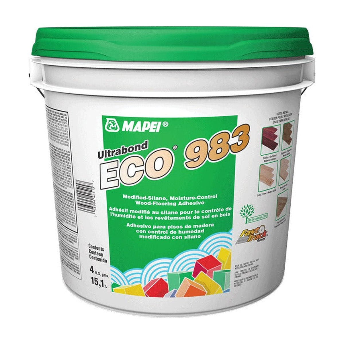 Mapei Ultrabond ECO 983 Modified-Silane Moisture-Control Wood-Flooring Adhesive