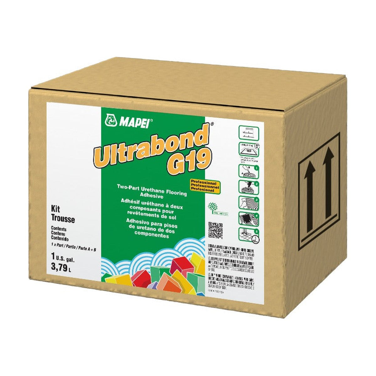 Mapei Ultrabond G19 Professional Two-Part Urethane Flooring Adhesive