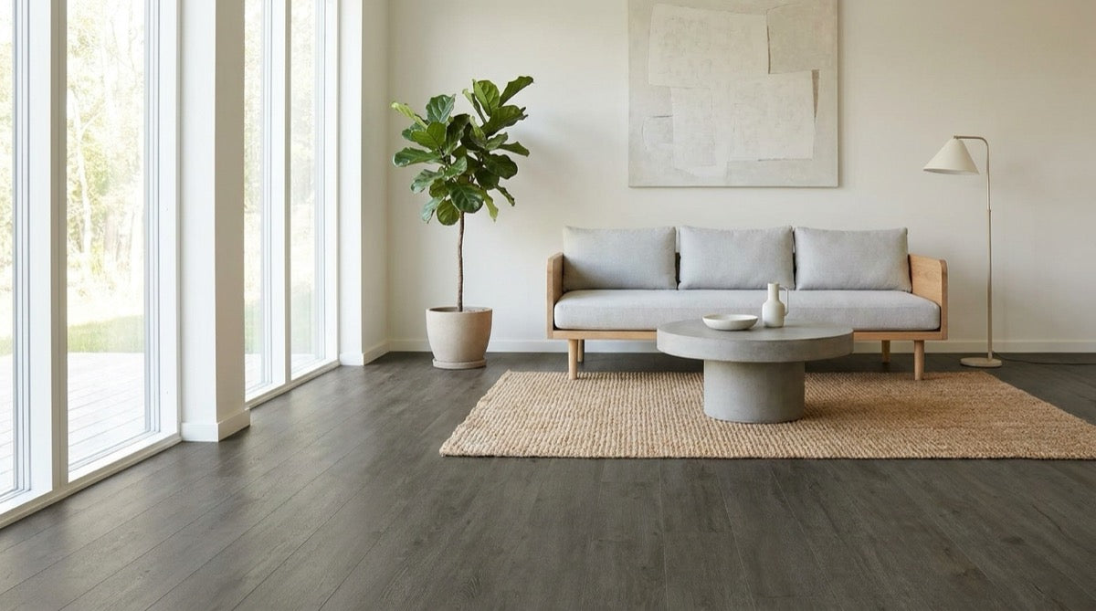 Nickel - HydroGen 5 - Click Vinyl Plank by Biyork - (7" x 48" x 5mm) 26.43 ft² / Box