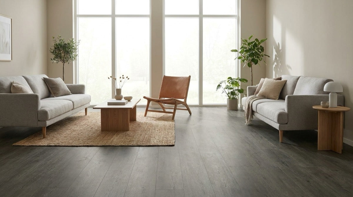 Nickel - HydroGen 5 Pro II - Glue Down - Vinyl Plank by Biyork - (7" x 48") 2mm