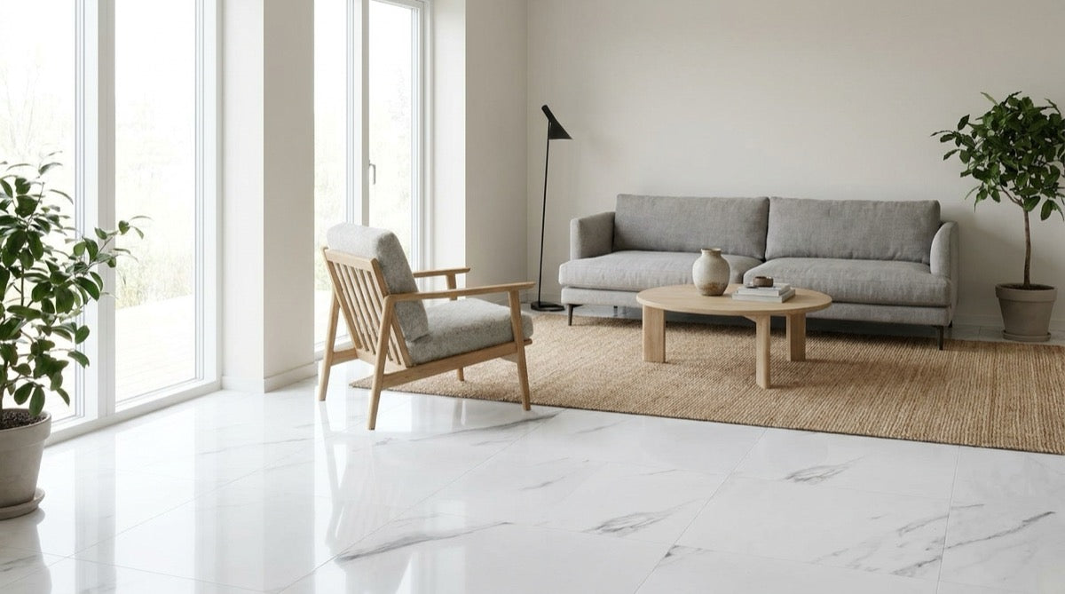 Porcelain - HydroGen 6 - Click Vinyl Tile by Biyork - (12" x 24" x 6mm) 19.38 ft² / Box