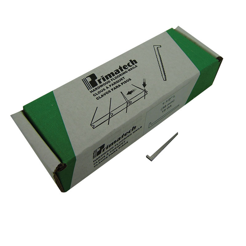 PrimaTech Hardwood Flooring Nails - 18 Gauge - 1.5" (1200/box)