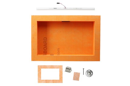 Schluter® KERDI-BOARD-SNLT Shower Niche with LED