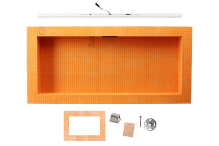 Schluter® KERDI-BOARD-SNLT Shower Niche with LED
