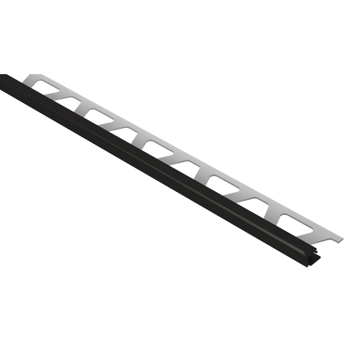 Schluter® QUADEC Square Edge Trim, Color-Coated Aluminum, Black