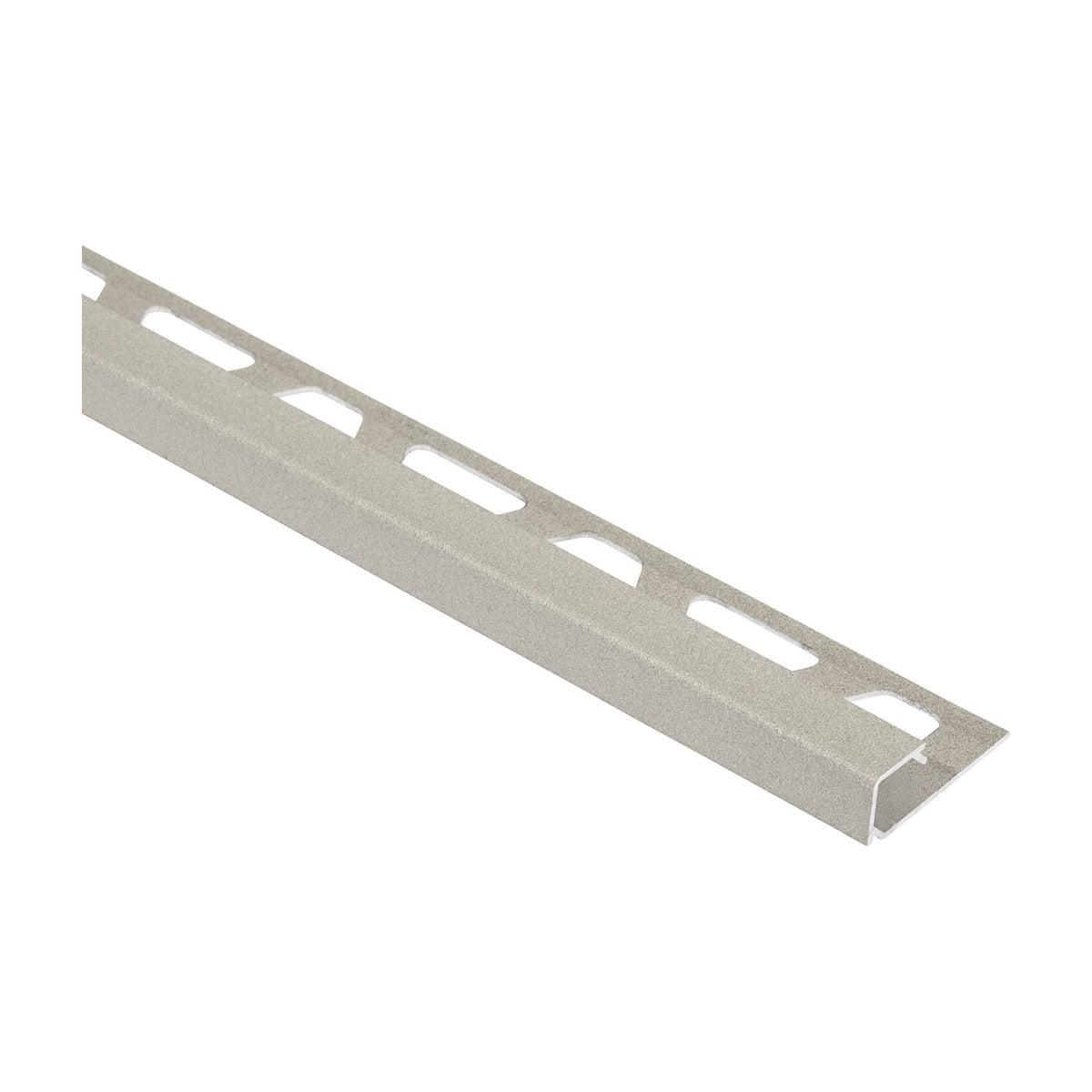 Schluter® QUADEC Square Edge Trim, TRENDLINE Aluminum, Cream