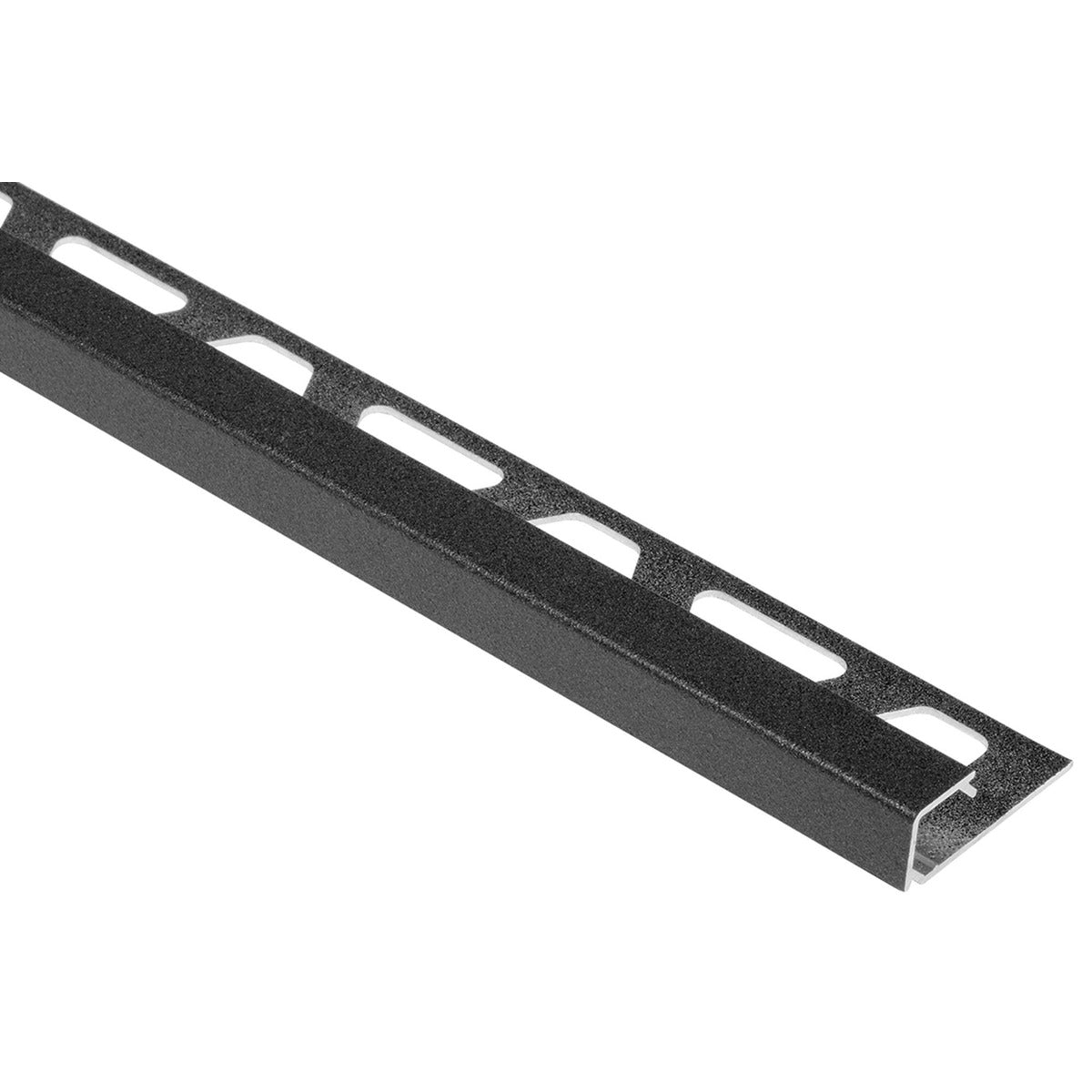 Schluter® QUADEC Square Edge Trim, TRENDLINE Aluminum, Dark Anthracite