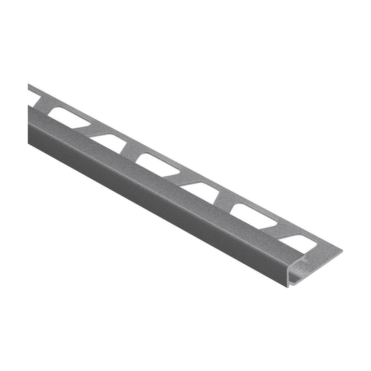 Schluter® QUADEC Square Edge Trim, TRENDLINE Aluminum, Pewter