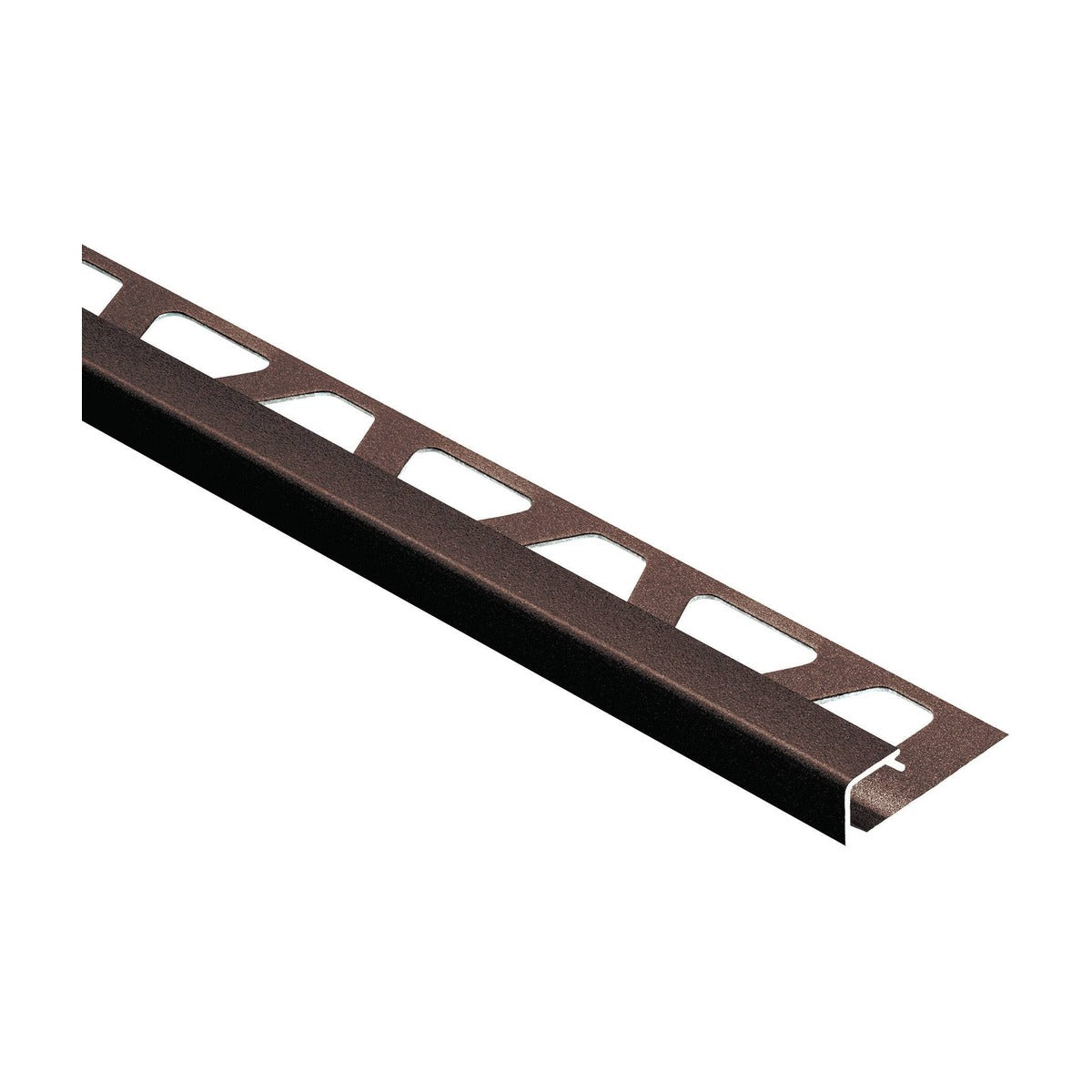 Schluter® QUADEC Square Edge Trim, TRENDLINE Aluminum, Bronze
