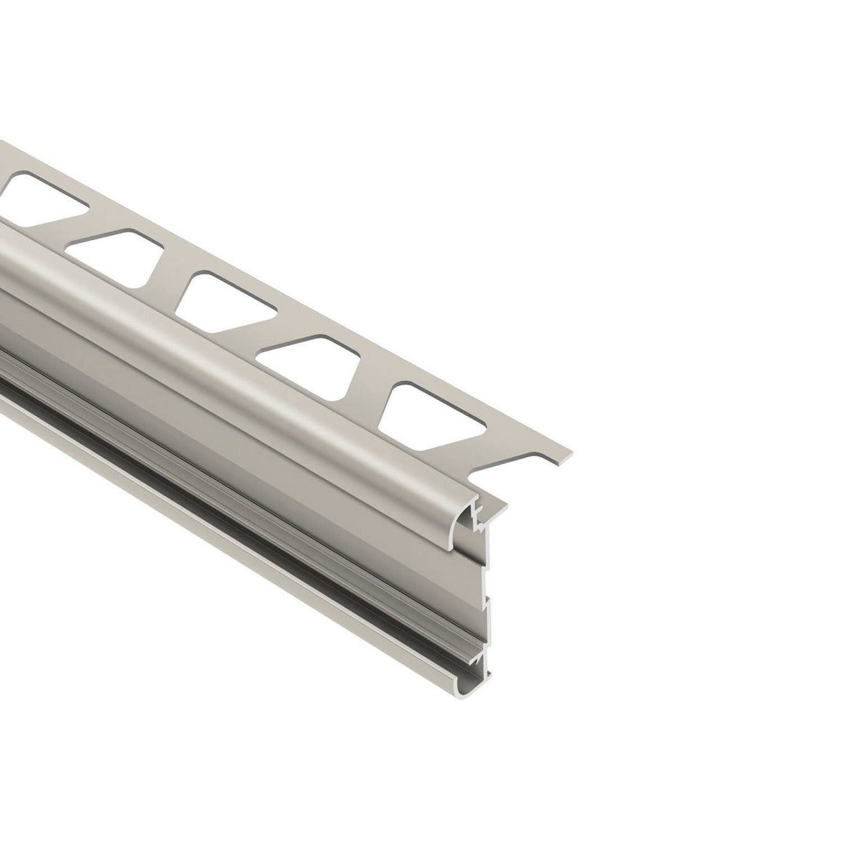 Schluter® RONDEC-CT Counter Trim, Anodized Aluminum, Satin Nickel