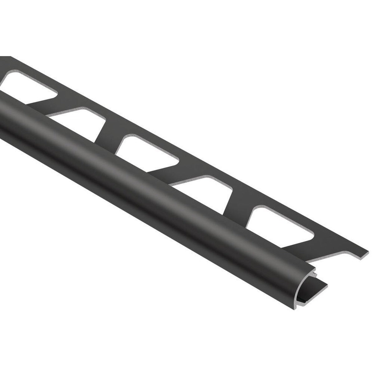 Schluter® RONDEC Bullnose Trim, Anodized Aluminum, Graphite