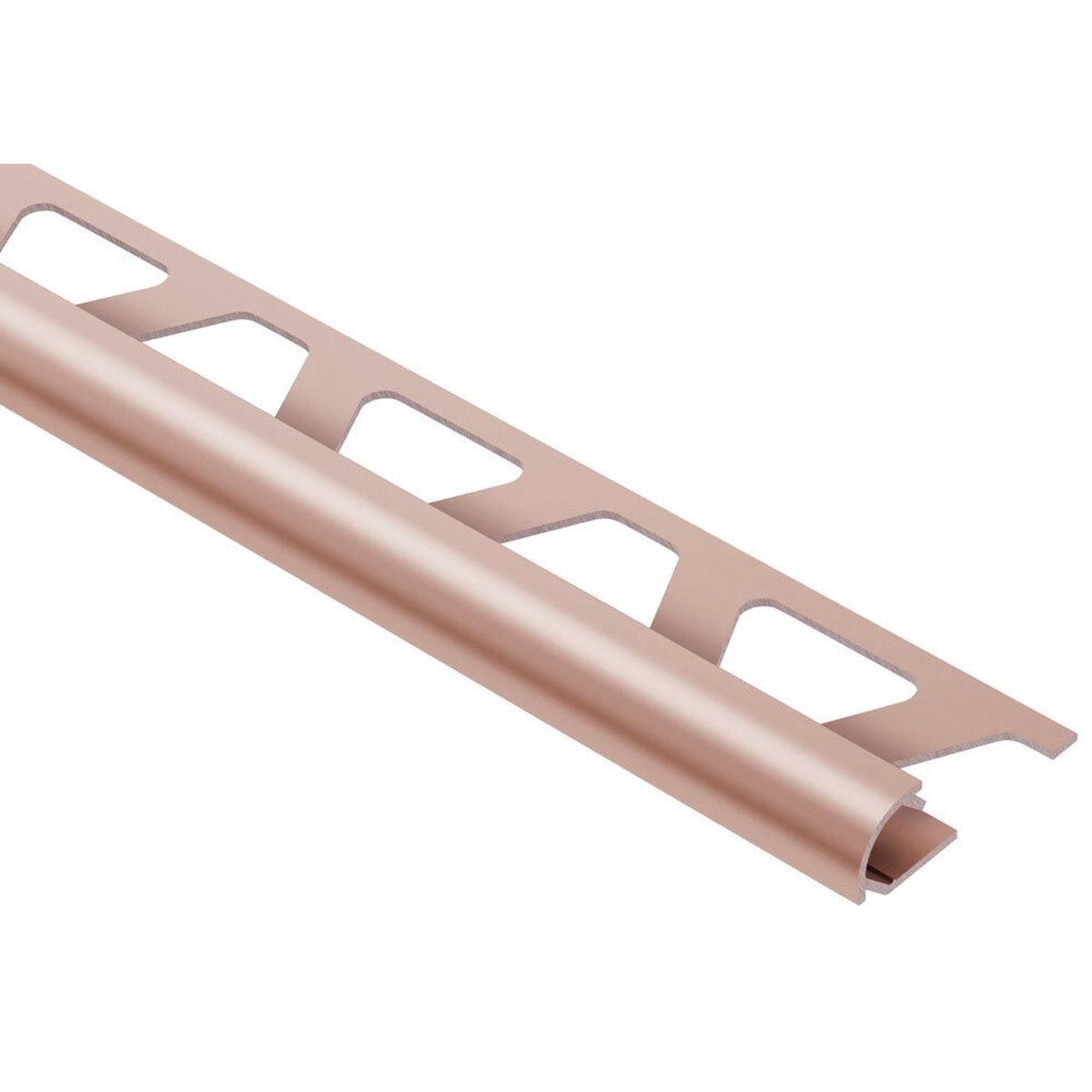 Schluter® RONDEC Bullnose Trim, Anodized Aluminum, Satin Copper