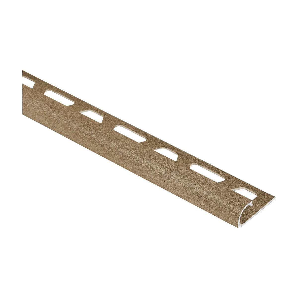 Schluter® RONDEC Bullnose Trim, TRENDLINE Aluminum, Beige