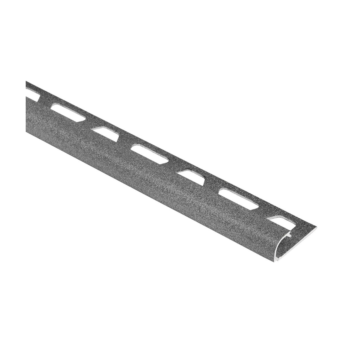 Schluter® RONDEC Bullnose Trim, TRENDLINE Aluminum, Pewter