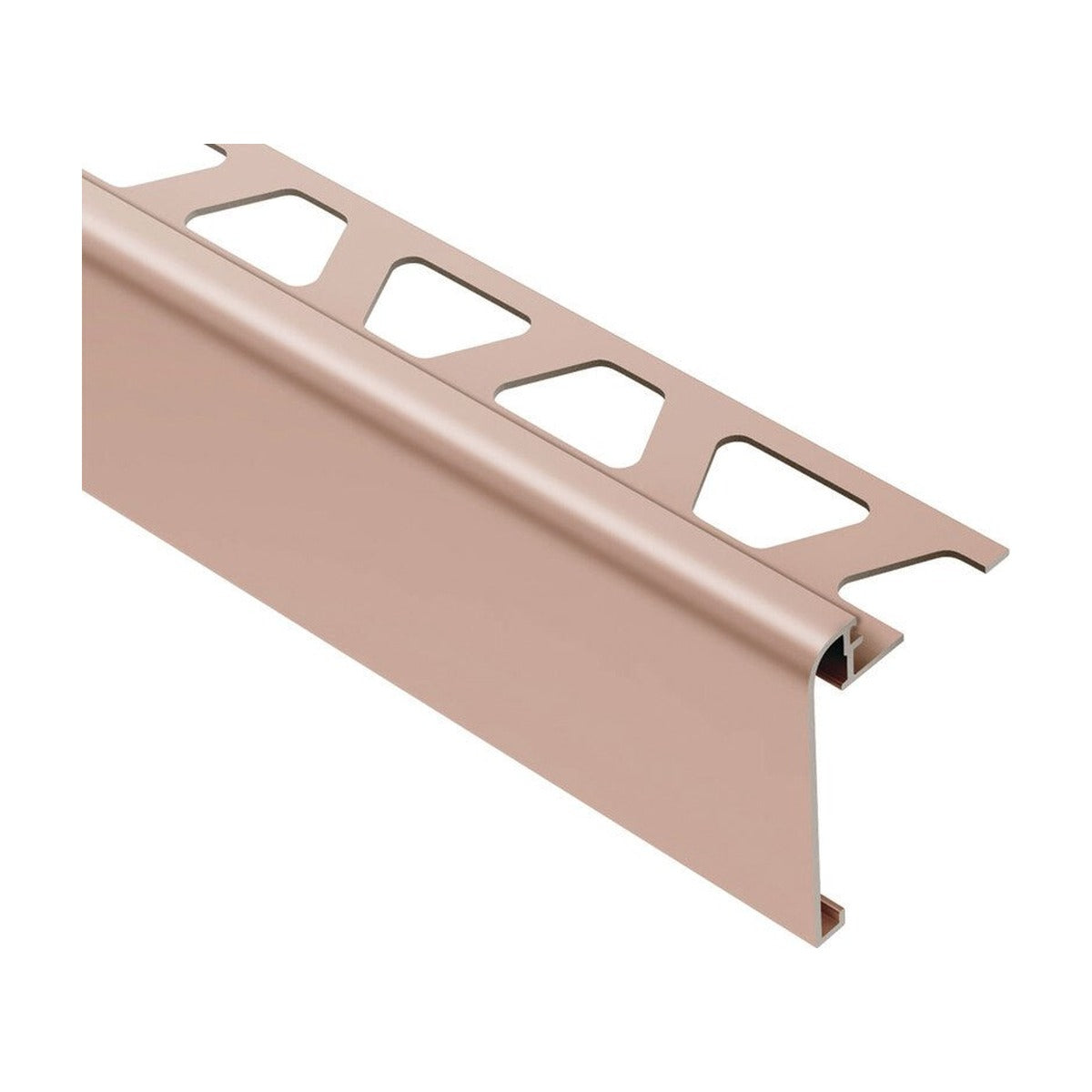 Schluter® RONDEC-STEP-39 Profile, Anodized Aluminum, Satin Copper