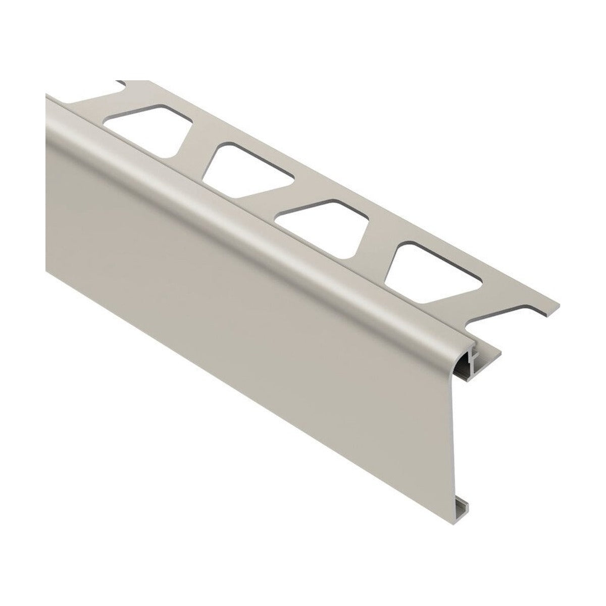 Schluter® RONDEC-STEP-57 Profile, Anodized Aluminum, Satin Nickel