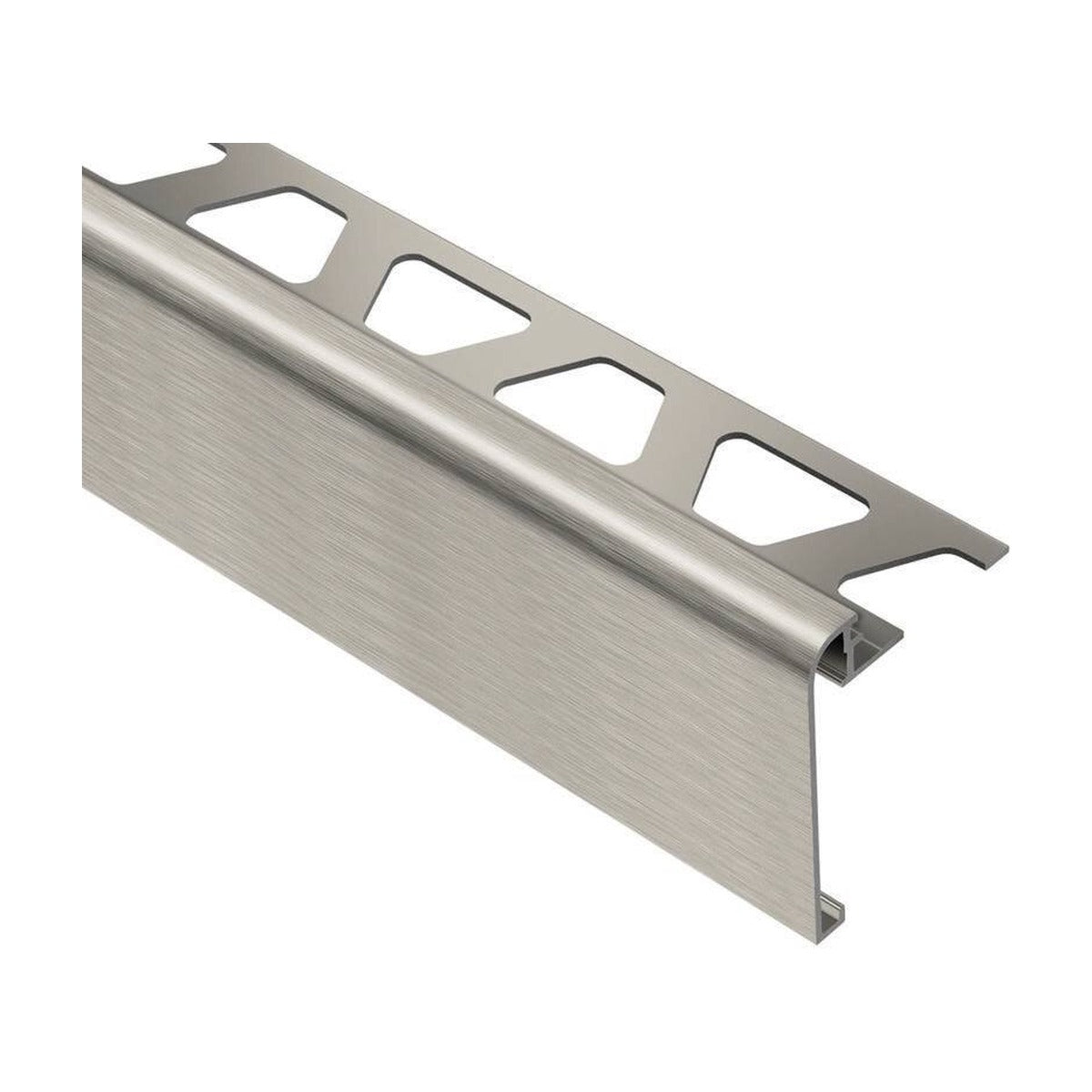 Schluter® RONDEC-STEP-39 Profile, Anodized Aluminum, Brushed Nickel