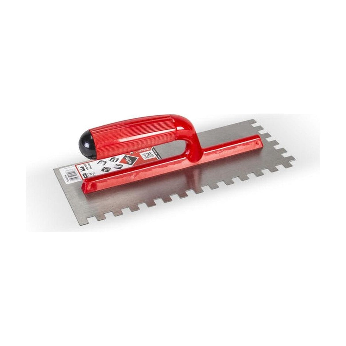 Rubi 11" Square-Notch Steel Trowel - 3/8" x 3/8"