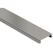 Schluter® DESIGNLINE Border Trim, Anodized Aluminum, Satin Nickel
