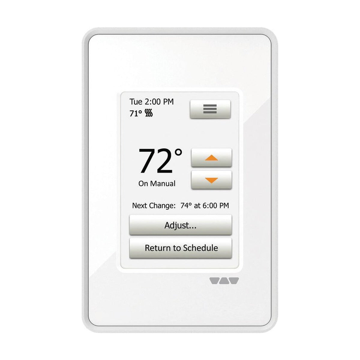 Schluter DITRA-HEAT-E-RT Touch programmable thermostat, white