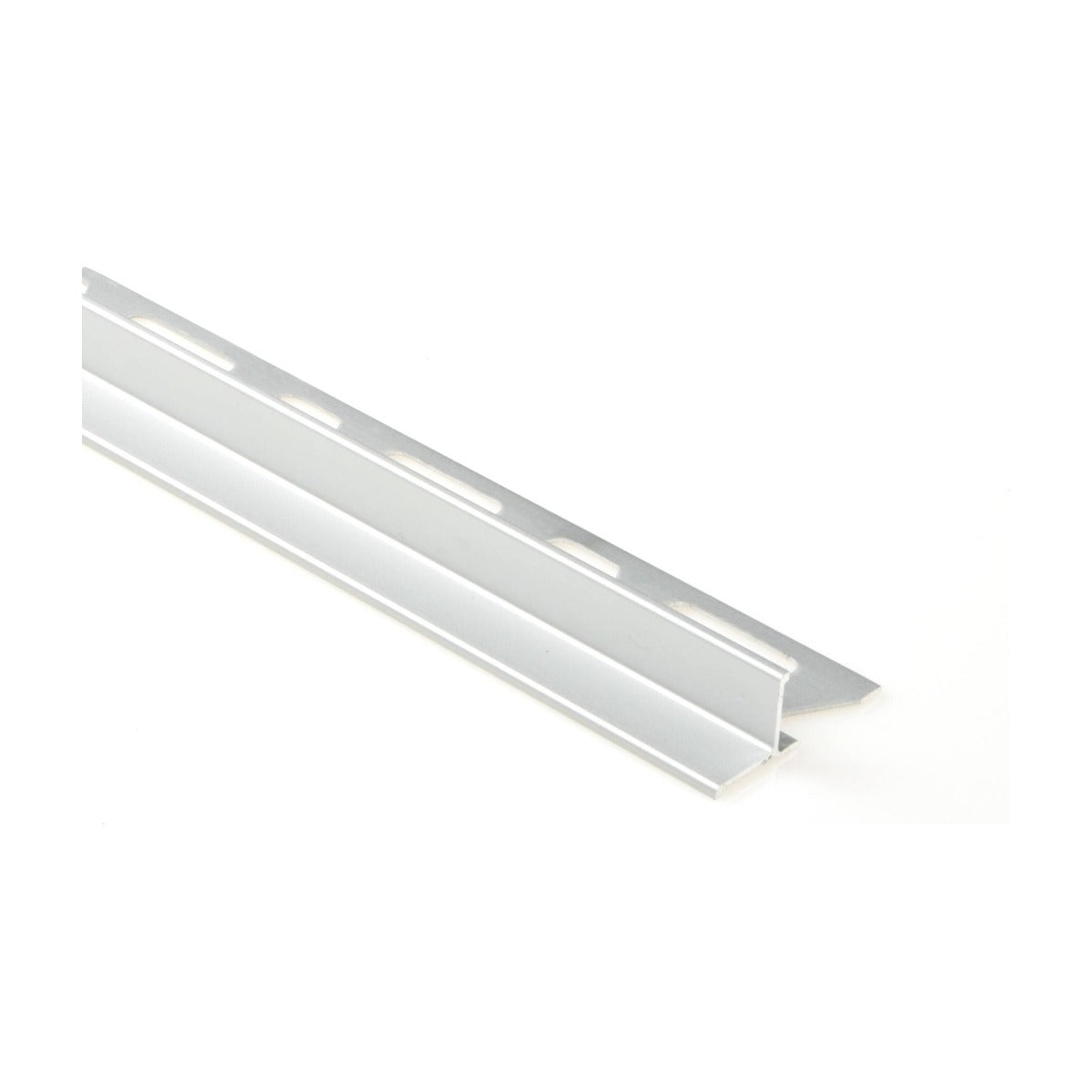 Schluter® INDEC Recess Corner Trim, Anodized Aluminum, Satin