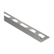 Schluter® JOLLY Edge Trim, Stainless Steel, Brushed Stainless Steel