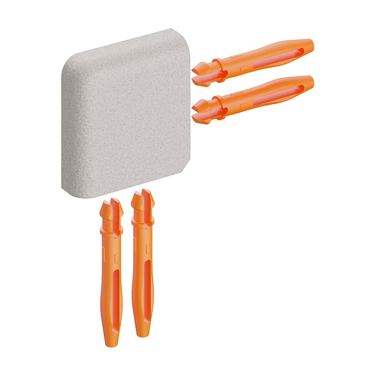 Schluter® JOLLY Outside Corner for TRENDLINE Aluminum Profiles, Greige