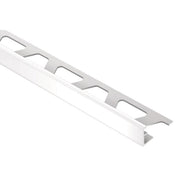 Schluter® JOLLY-P Edge Trim, PVC, Bright White
