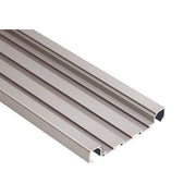Schluter® QUADEC-FS Deco Profile, Anodized Aluminum, Satin Nickel