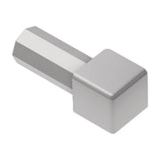 Schluter® QUADEC Inside/Outside Corner for Anodized Aluminum Profiles, Satin