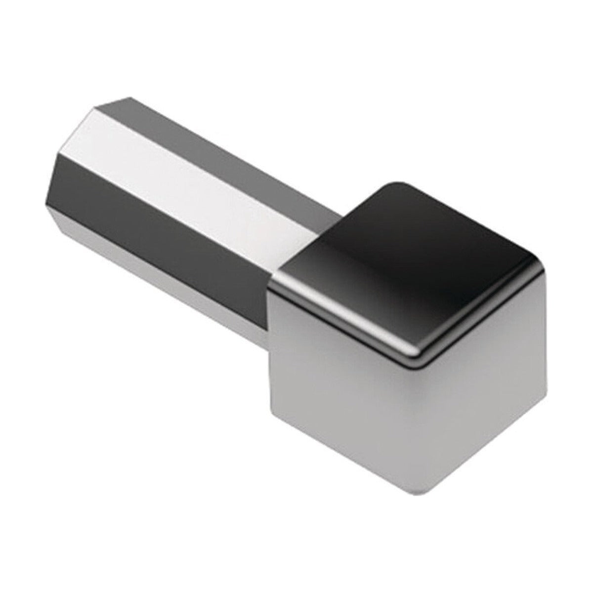 Schluter® QUADEC Inside/Outside Corner for Stainless Steel Profiles, Stainless Steel