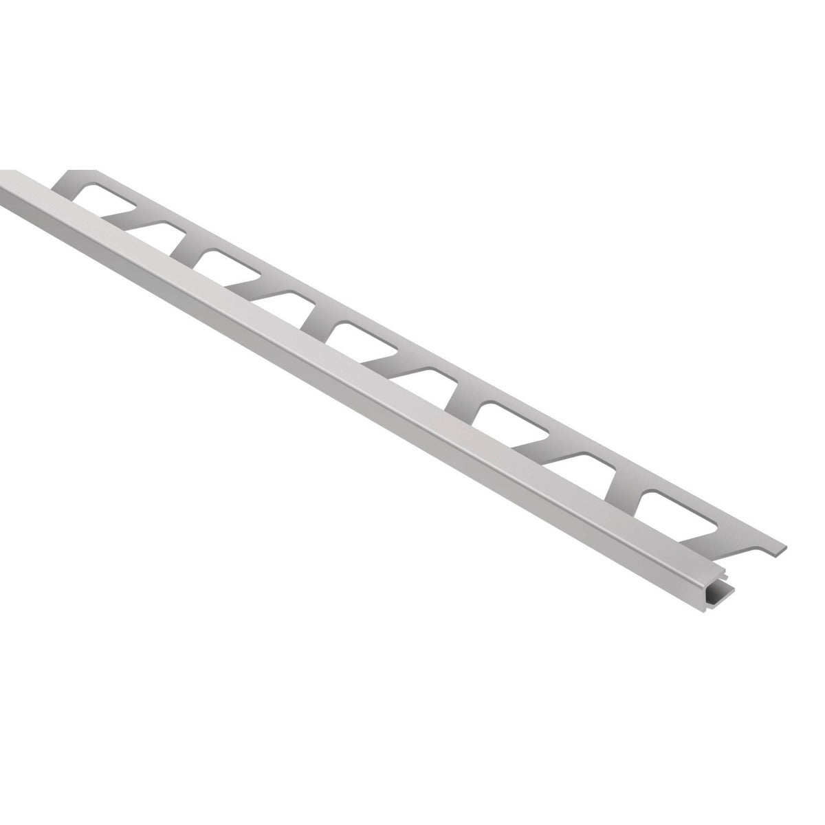 Schluter® QUADEC Square Edge Trim, Anodized Aluminum, Satin
