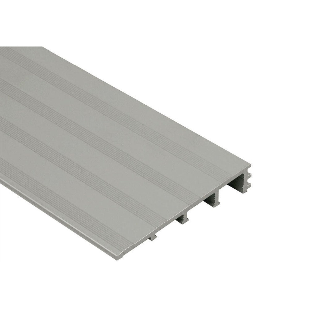 Schluter® RENO-RAMP-K Retrofit Reducer, Anodized Aluminum, Satin