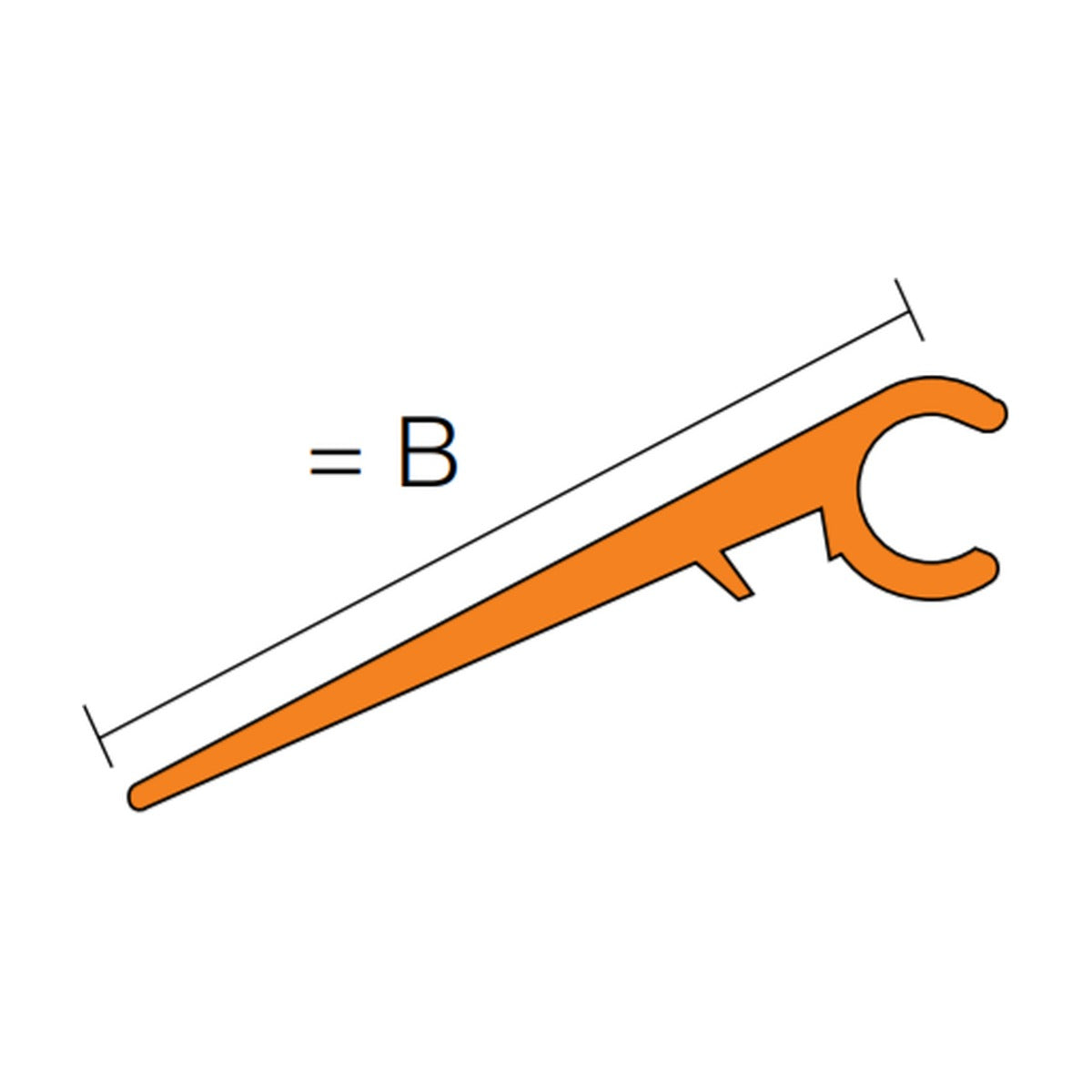 Schluter® RENO-VB Variable Transition Leg, Anodized Aluminum, Satin