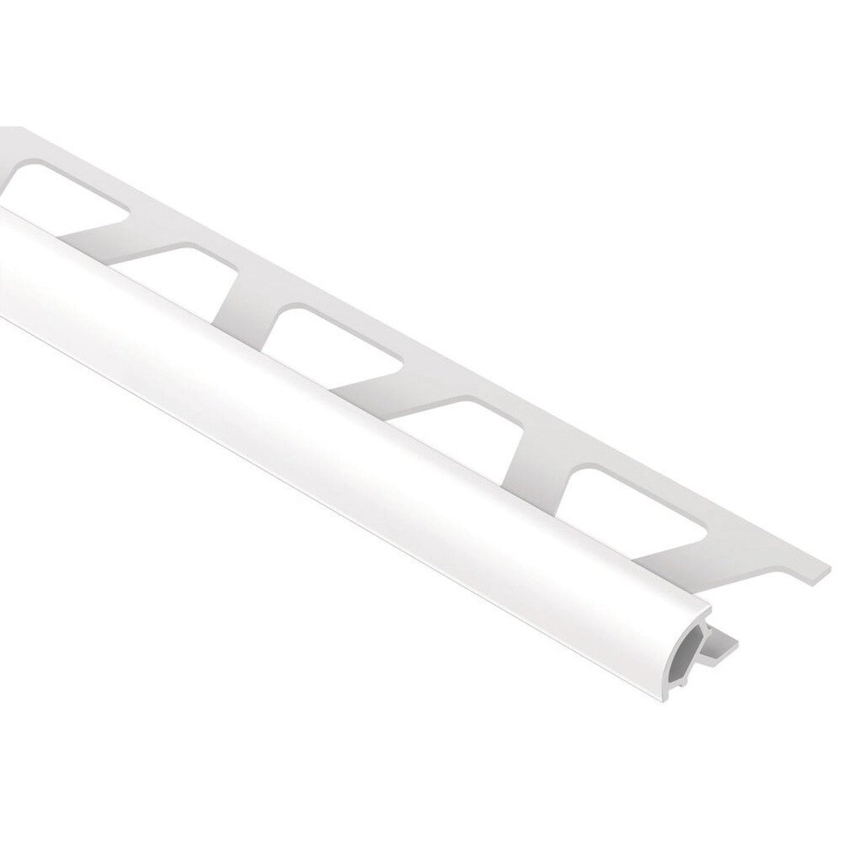 Schluter® RONDEC Bullnose Trim, PVC, Bright White